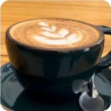 Taza de leche en Matilde